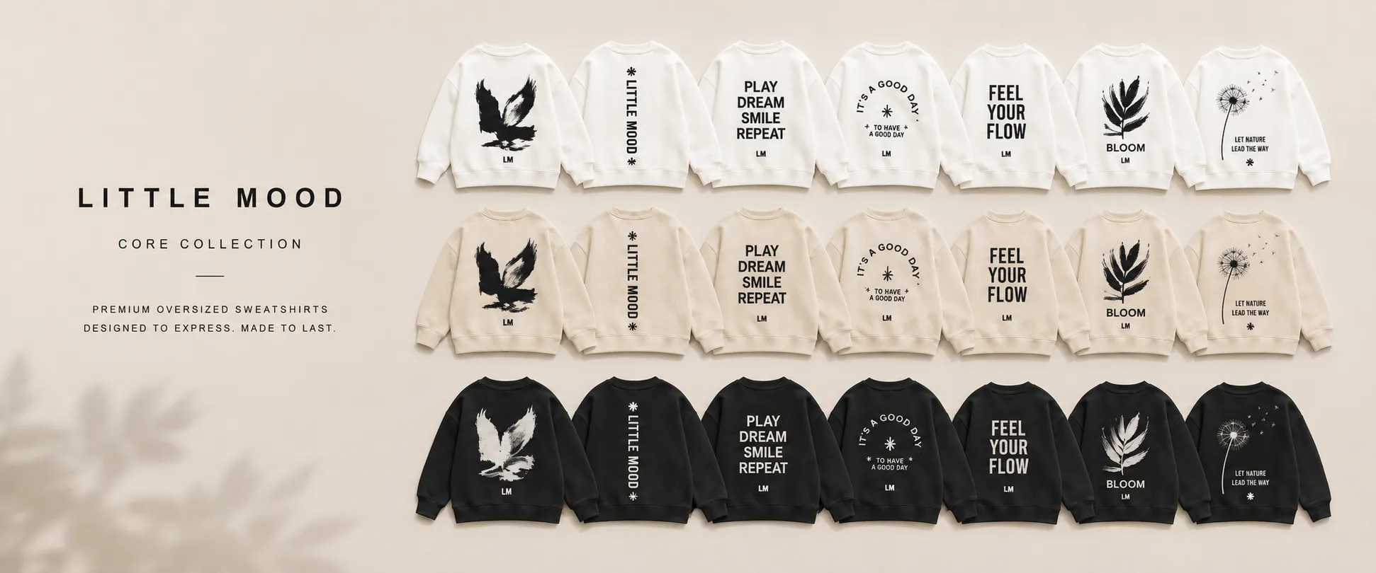Little Mood Sweatshirts Collection