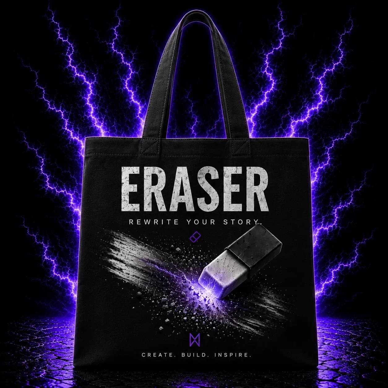 ERASER Tote - Black