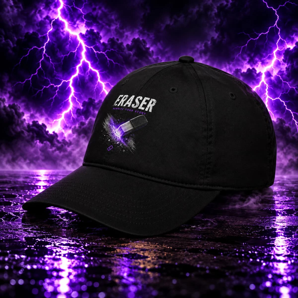 ERASER Cap - Black back