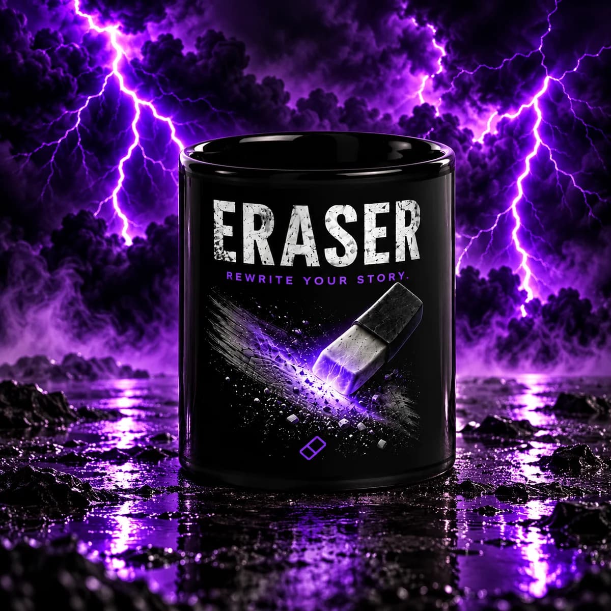 ERASER Mug - Black