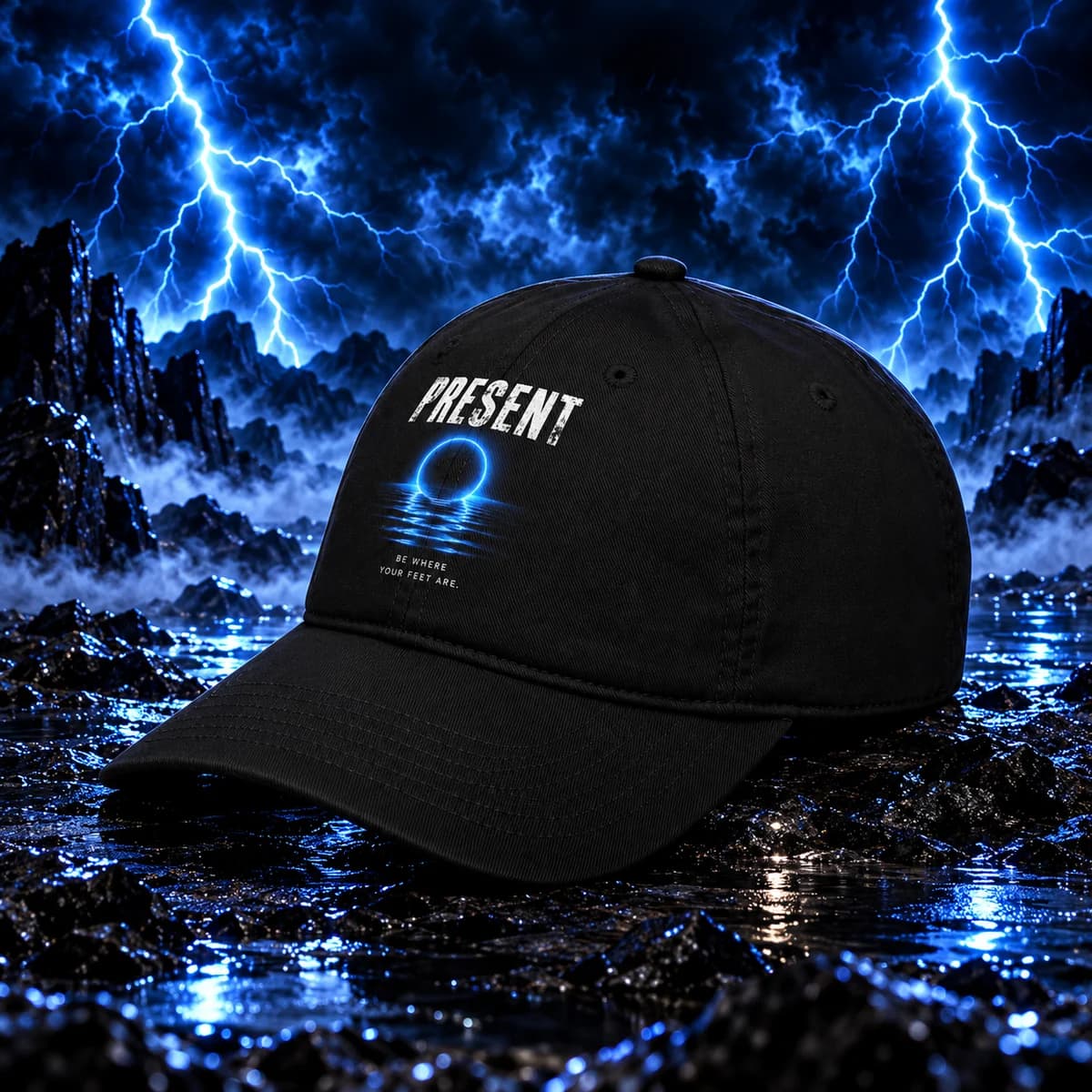 PRESENT Cap - Black back