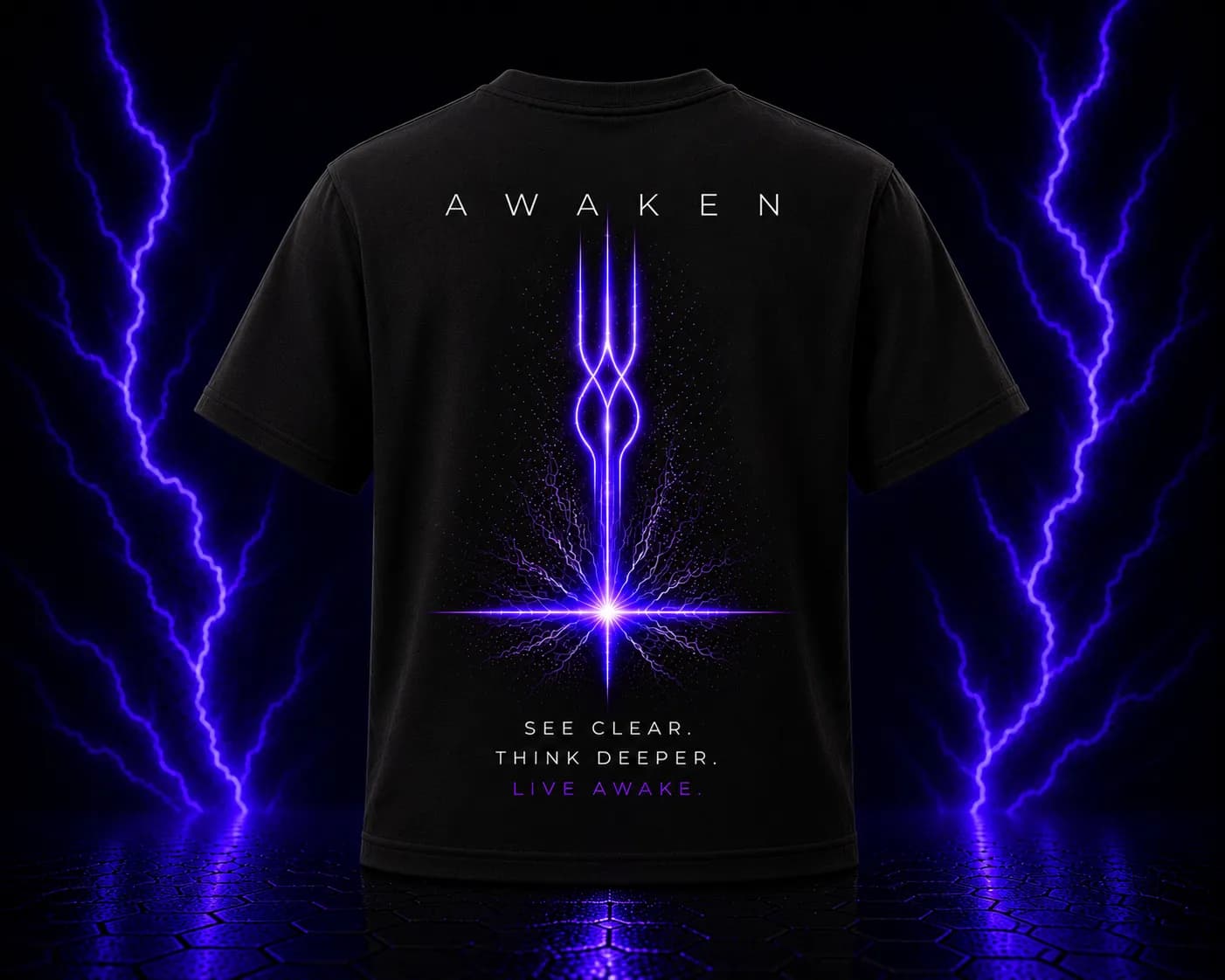 AWAKEN Tee - Black back