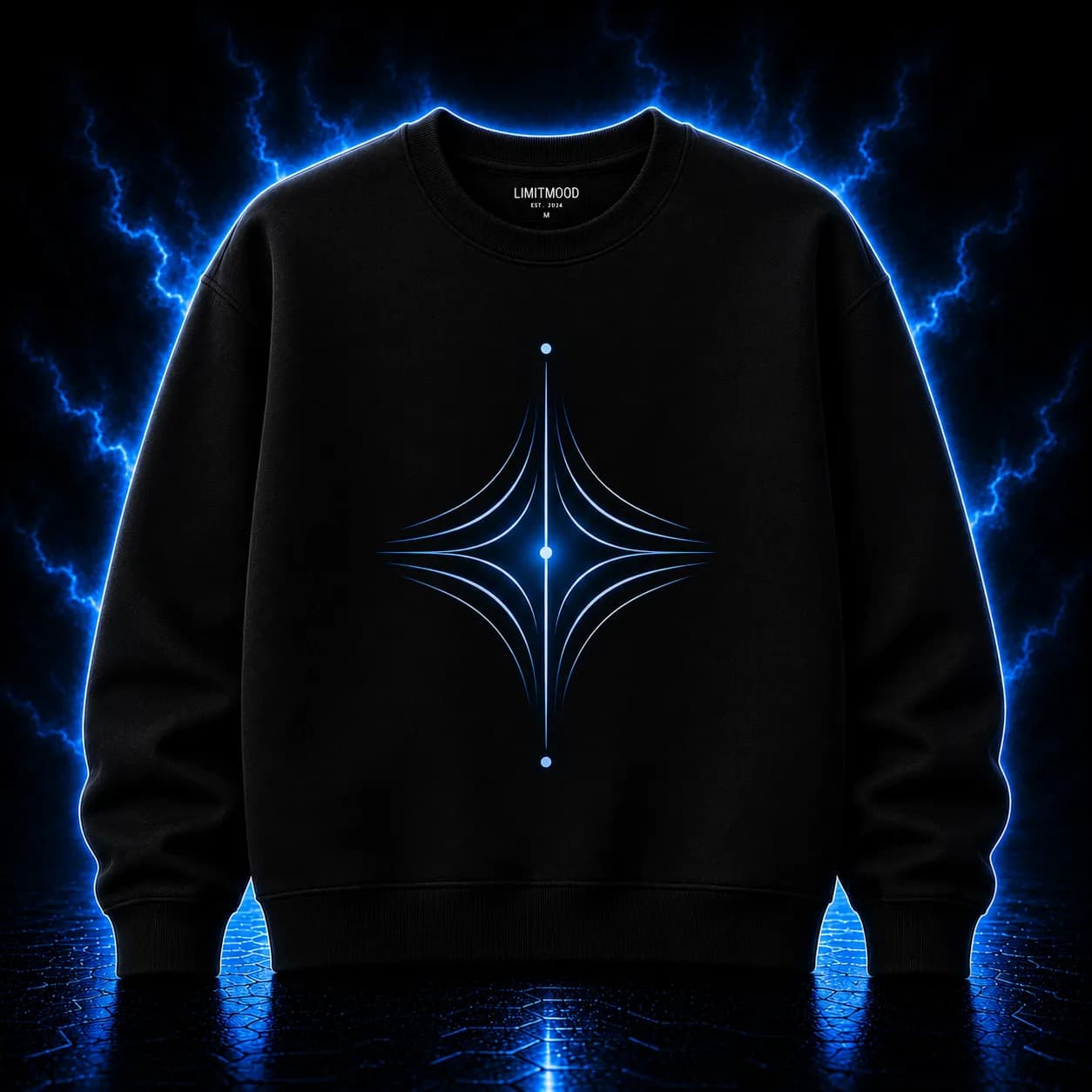BREATHE Crewneck - Black