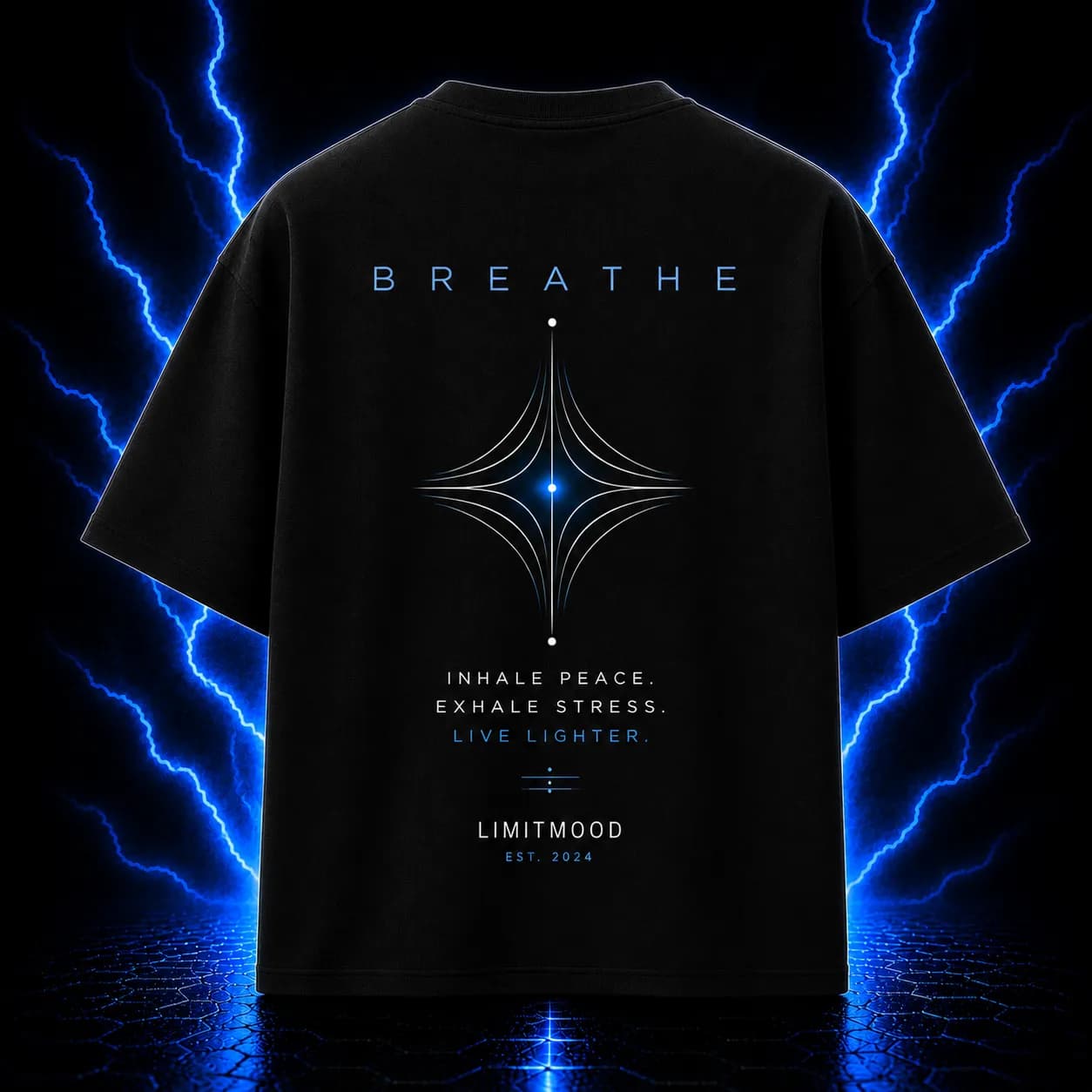 BREATHE Tee - Black back