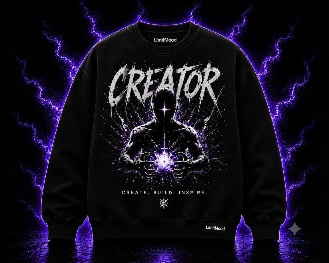 CREATOR Crewneck - Black