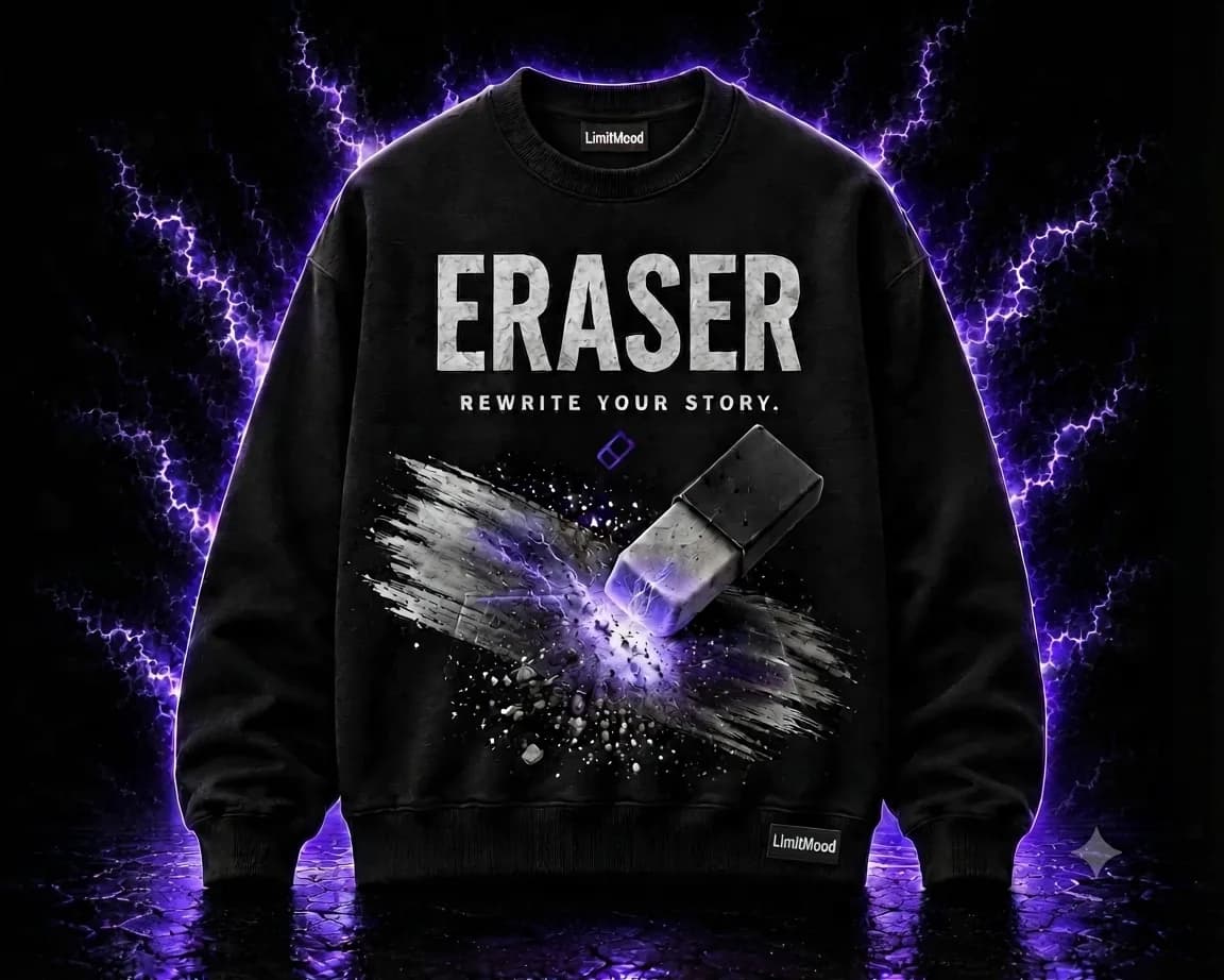 ERASER Crewneck - Black