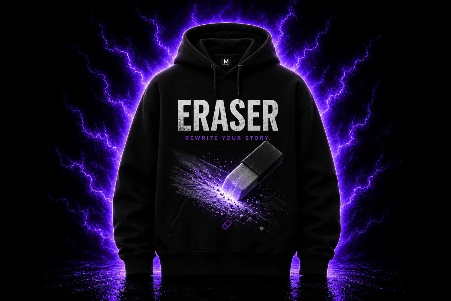 ERASER Hoodie - Black
