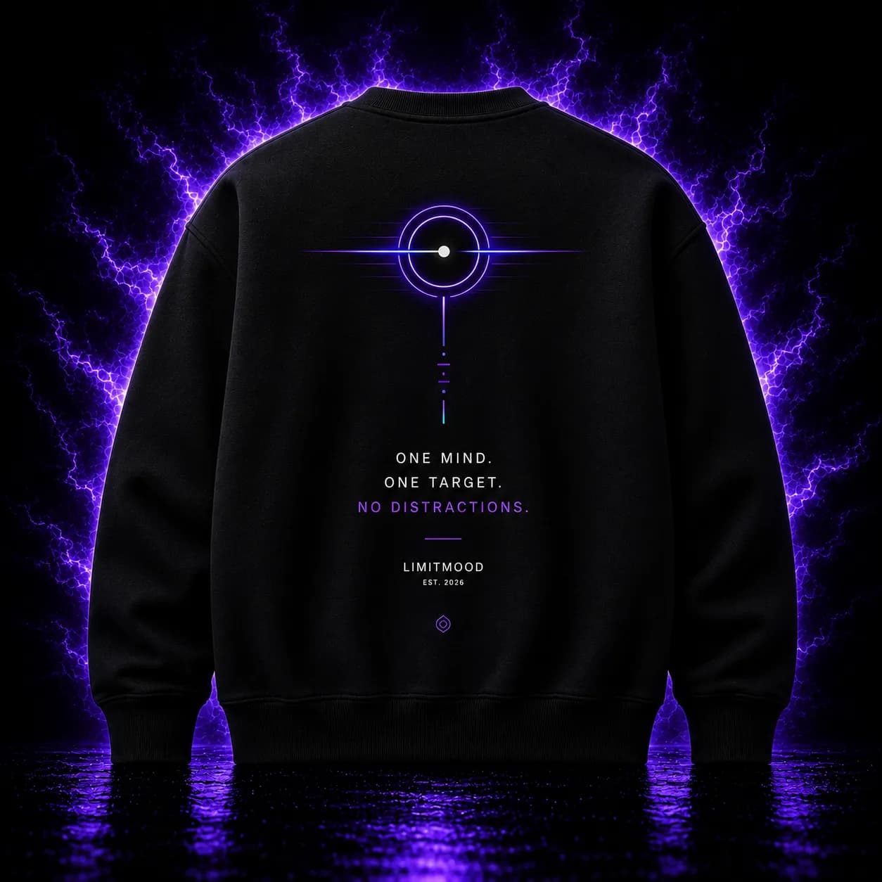 FOCUS Crewneck - Black back