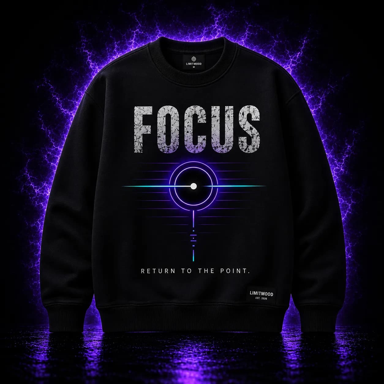 FOCUS Crewneck - Black