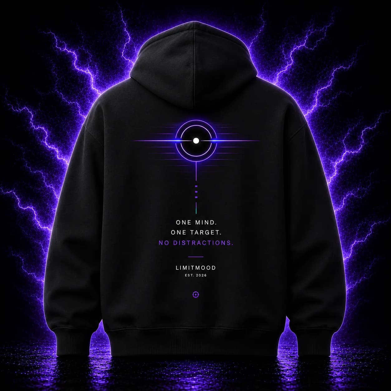 FOCUS Hoodie - Black back