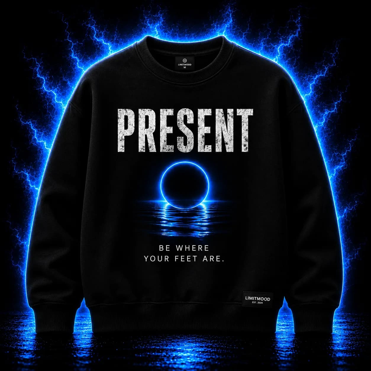 PRESENT Crewneck - Black