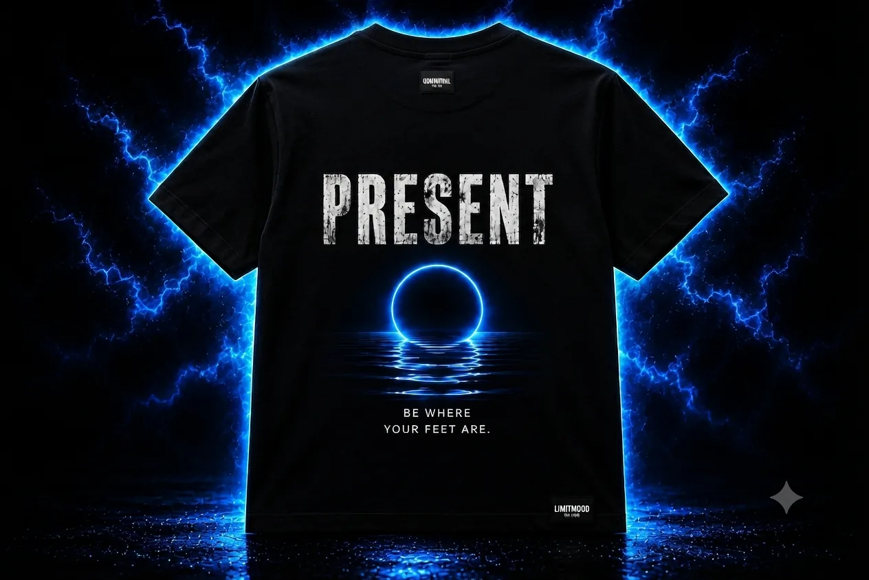 PRESENT Tee - Black back