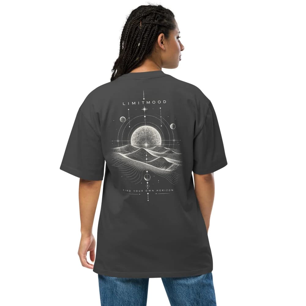 HORIZON Oversized Tee back