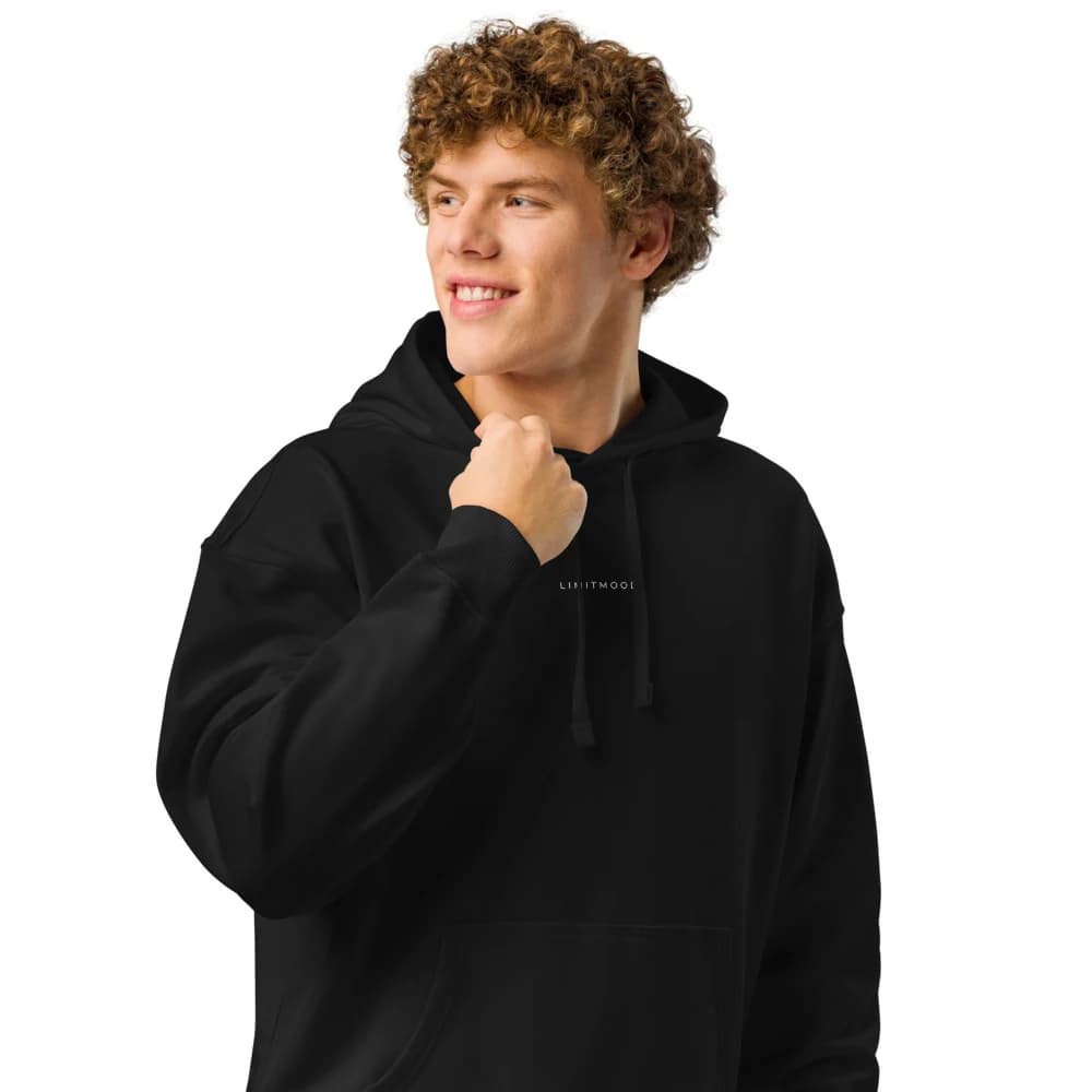 LIMITMOOD Relaxed Hoodie - Black